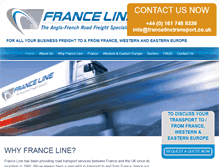 Tablet Screenshot of francelinetransport.co.uk